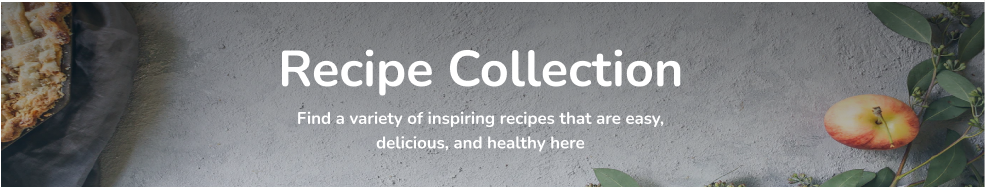 Recipe collection title page